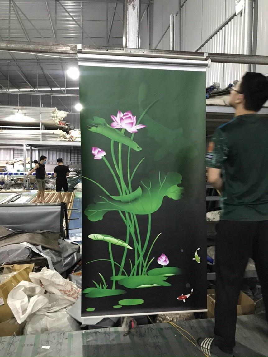 Rèm Cuốn In Tranh